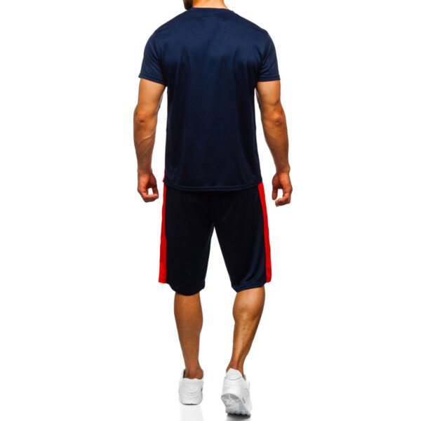 PYTHONSPO BASKETBALL SET NAVY/RED PSB-180821 - Image 5