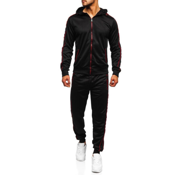 Black Men's Track Suit Pythonspo PSS-150821B - Image 2