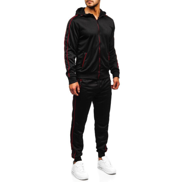 Black Men's Track Suit Pythonspo PSS-150821B - Image 3