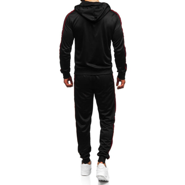 Black Men's Track Suit Pythonspo PSS-150821B - Image 4