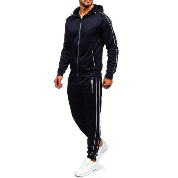 Navy Men's Track Suit Pythonspo PSS-150821N - Image 2