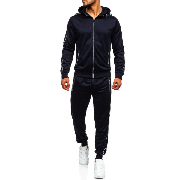 Navy Men's Track Suit Pythonspo PSS-150821N - Image 3