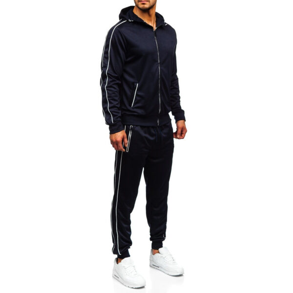 Navy Men's Track Suit Pythonspo PSS-150821N - Image 4