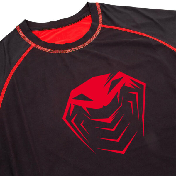 PYTHONSPO CONTENDER 3.0 COMPRESSION T-SHIRT - LONG SLEEVES - BLACK/RED - Image 5