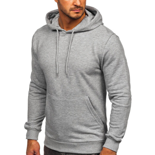 Heather Grey Kangaroo Pythonspo 211408 Men's Hoodie